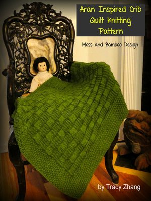 cover image of Aran Crib Quilt Knitting Pattern